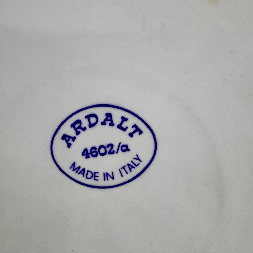 Vintage Ardalt Japanese Inspired Decorative Wall Plate 4602/a Made In Italy 12”